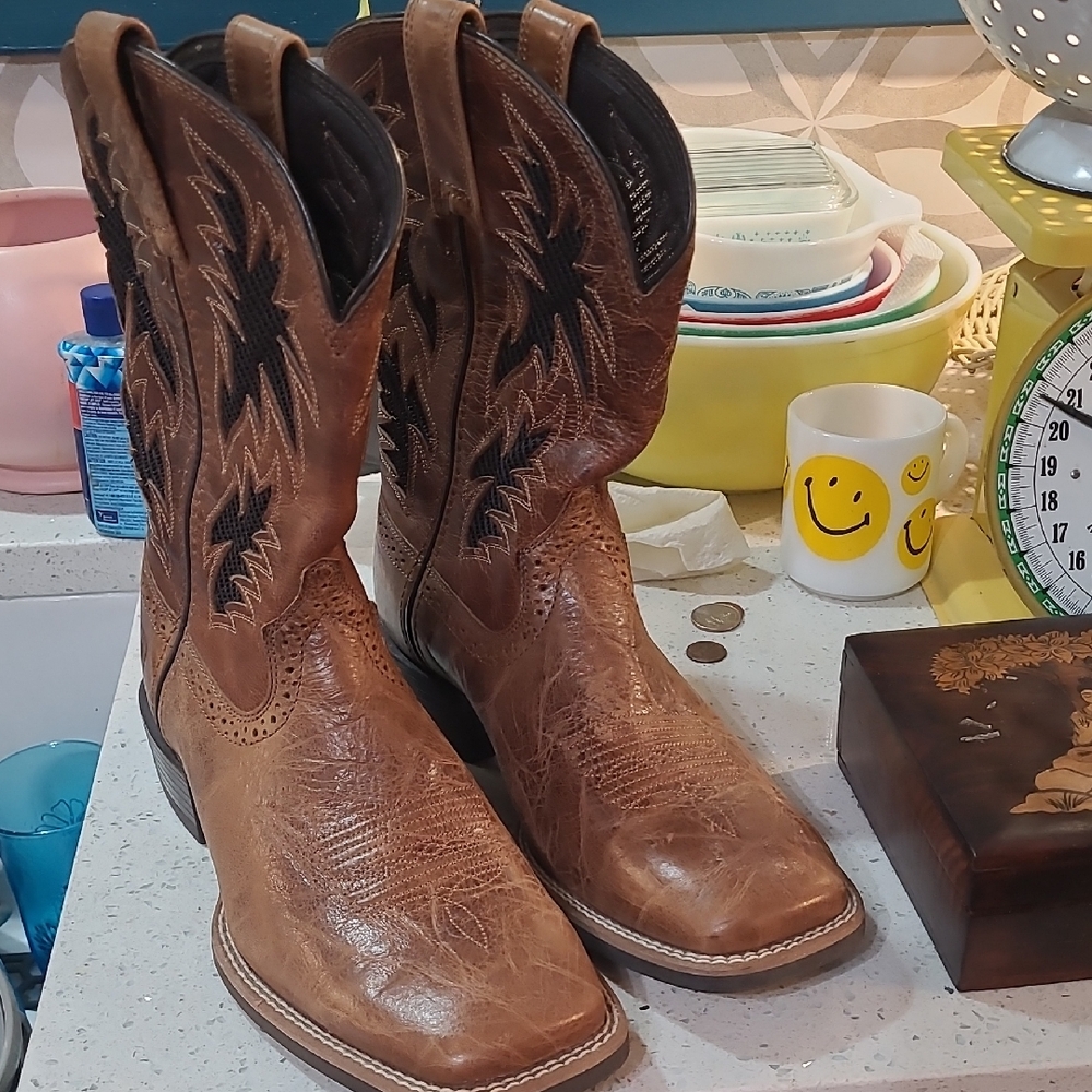Men's Cool VentTek Western Boot Ariat Size 8 D Style Number Style 10031446